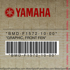 BMD-F1572-10-00 Original OEM YAMAHA