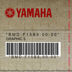 BMD-F15B9-00-00 Original OEM YAMAHA