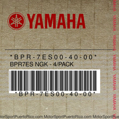 BPR-7ES00-40-00 Original OEM YAMAHA