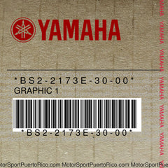 BS2-2173E-30-00 Original OEM YAMAHA