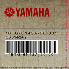 BTG-6N42A-20-00 Original OEM YAMAHA