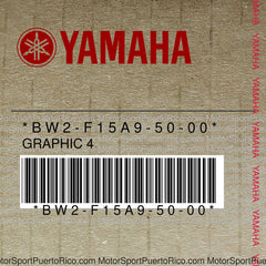 BW2-F15A9-50-00 Original OEM YAMAHA