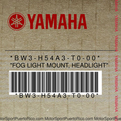 BW3-H54A3-T0-00 Original OEM YAMAHA