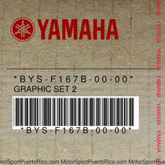 BYS-F167B-00-00 Original OEM YAMAHA