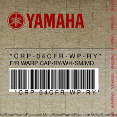 CRP-04CFR-WP-RY Original OEM YAMAHA