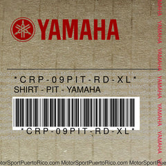 CRP-09PIT-RD-XL Original OEM YAMAHA