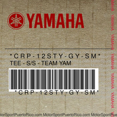 CRP-12STY-GY-SM Original OEM YAMAHA