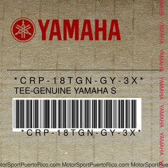 CRP-18TGN-GY-3X Original OEM YAMAHA