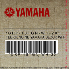 CRP-18TGN-WH-2X Original OEM YAMAHA