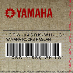 CRW-04SRK-WH-LG Original OEM YAMAHA