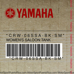 CRW-06SSA-BK-SM Original OEM YAMAHA