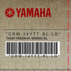 CRW-14YTT-BL-LG Original OEM YAMAHA