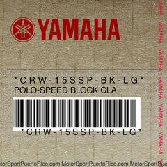 CRW-15SSP-BK-LG Original OEM YAMAHA