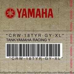 CRW-18TYR-GY-XL Original OEM YAMAHA