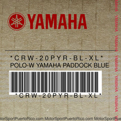 CRW-20PYR-BL-XL Original OEM YAMAHA