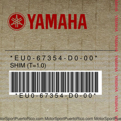 EU0-67354-D0-00 Original OEM YAMAHA
