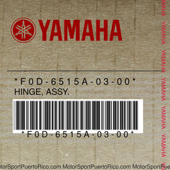 F0D-6515A-03-00 Original OEM YAMAHA