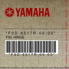 F0D-6517R-00-00 Original OEM YAMAHA