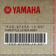 F0D-67250-10-00 Original OEM YAMAHA