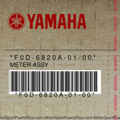 F0D-6820A-01-00 Original OEM YAMAHA