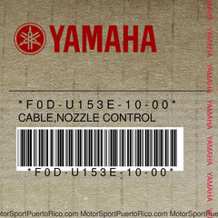 F0D-U153E-10-00 Original OEM YAMAHA