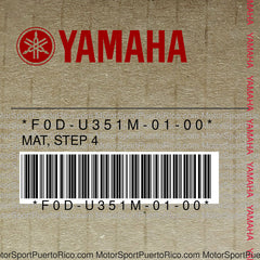 F0D-U351M-01-00 Original OEM YAMAHA