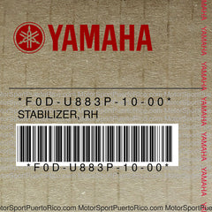 F0D-U883P-10-00 Original OEM YAMAHA