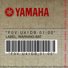 F0V-U41DB-01-00 Original OEM YAMAHA