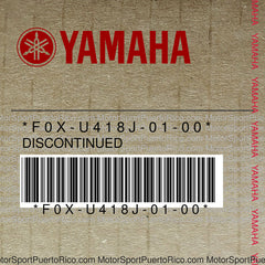 F0X-U418J-01-00 Original OEM YAMAHA