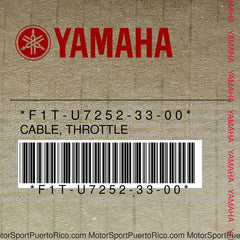 F1T-U7252-33-00 Original OEM YAMAHA