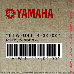 F1W-U4114-00-00 Original OEM YAMAHA
