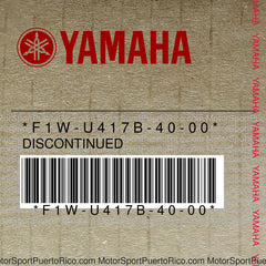 F1W-U417B-40-00 Original OEM YAMAHA