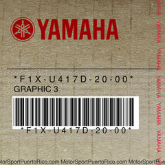 F1X-U417D-20-00 Original OEM YAMAHA