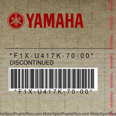 F1X-U417K-70-00 Original OEM YAMAHA