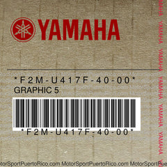 F2M-U417F-40-00 Original OEM YAMAHA
