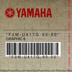 F2M-U417G-90-00 Original OEM YAMAHA