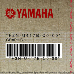 F2N-U417B-C0-00 Original OEM YAMAHA