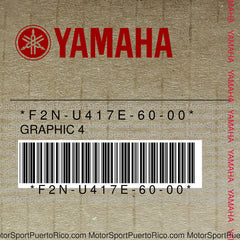 F2N-U417E-60-00 Original OEM YAMAHA