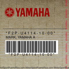 F2P-U4114-10-00 Original OEM YAMAHA