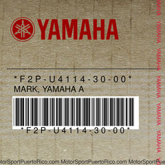 F2P-U4114-30-00 Original OEM YAMAHA