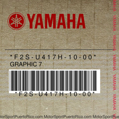 F2S-U417H-10-00 Original OEM YAMAHA