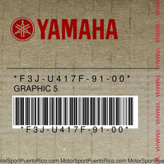 F3J-U417F-91-00 Original OEM YAMAHA