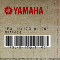 F3J-U417G-91-00 Original OEM YAMAHA