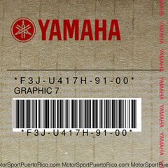 F3J-U417H-91-00 Original OEM YAMAHA