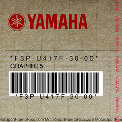 F3P-U417F-30-00 Original OEM YAMAHA