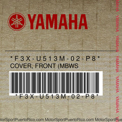 F3X-U513M-02-P8 Original OEM YAMAHA