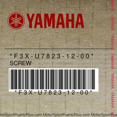 F3X-U7823-12-00 Original OEM YAMAHA