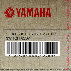 F4P-81860-12-00 Original OEM YAMAHA