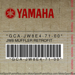 GCA-JW8E4-71-00 Original OEM YAMAHA