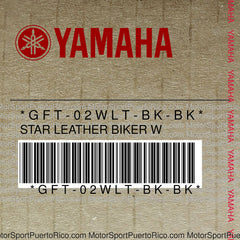 GFT-02WLT-BK-BK Original OEM YAMAHA